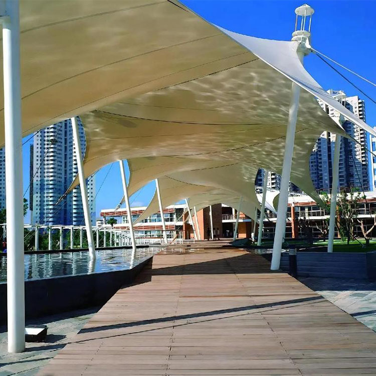 蒲江县膜结构景观棚