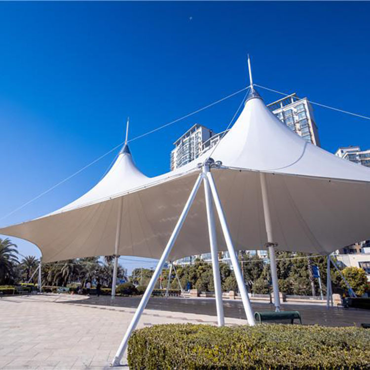 蒲江县膜结构景观棚