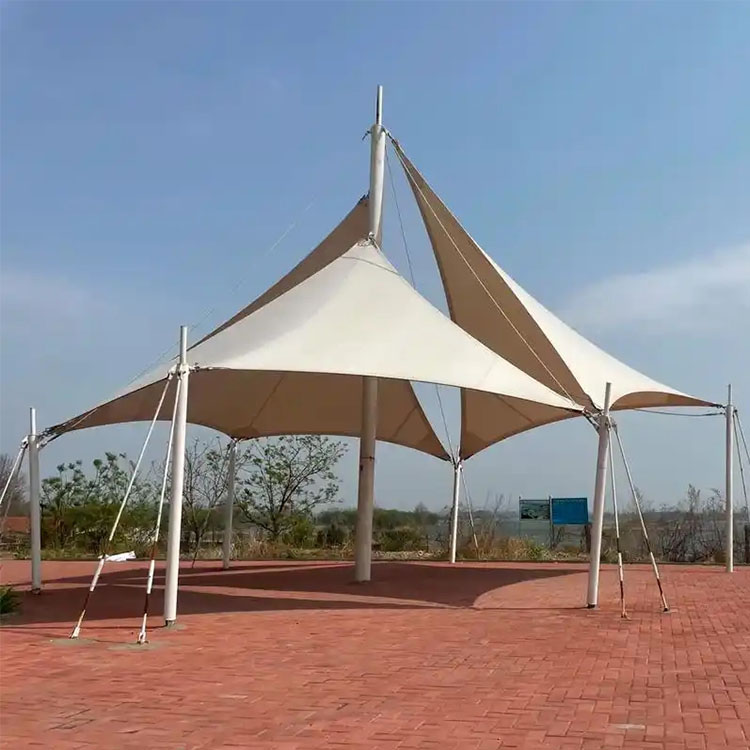 蒲江县膜结构景观棚