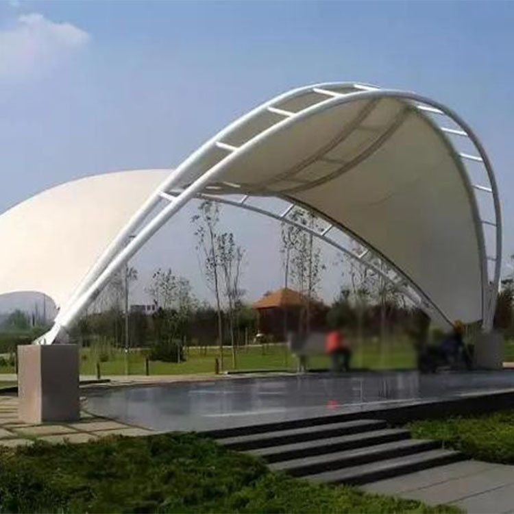 蒲江县膜结构景观棚