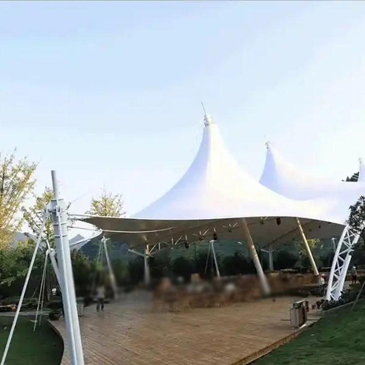 蒲江县膜结构景观棚