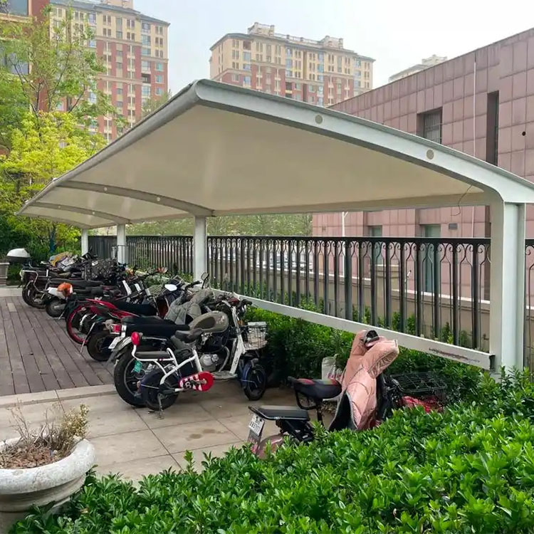 蒲江县膜结构电动车棚